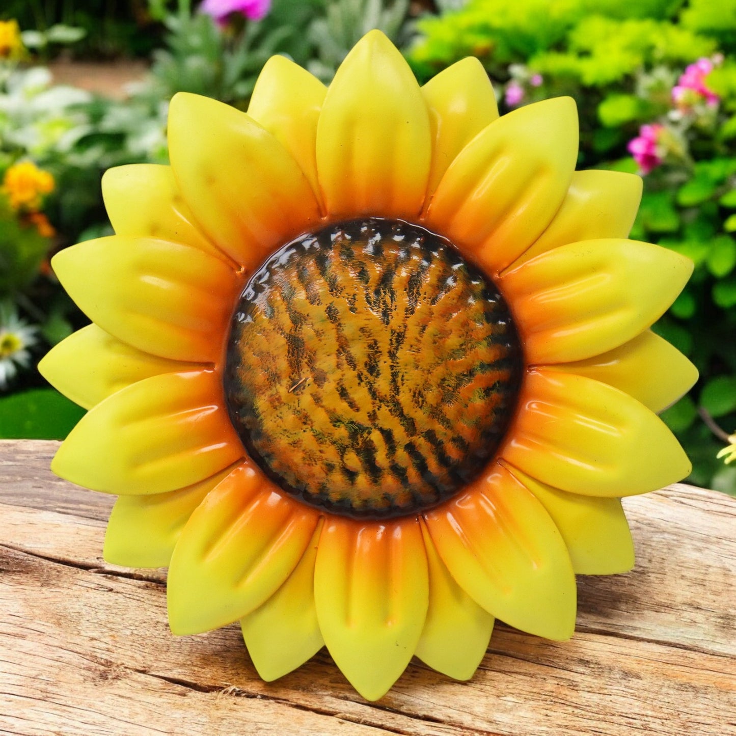 Large Metal Wall Mounted Sunflower