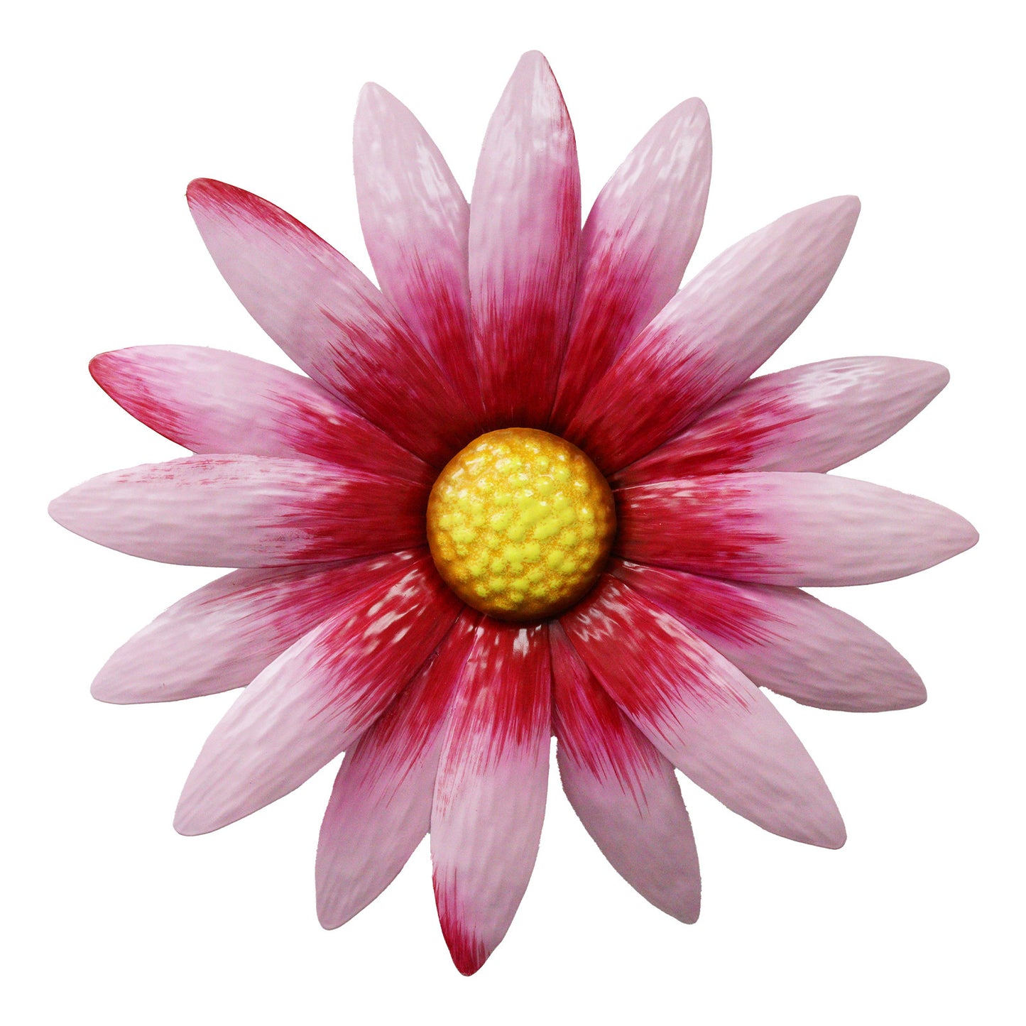 Large Metal Wall Mounted Daisy Pink