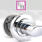 Chrome Victorian Twist Door Handles