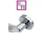 Chrome Victorian Twist Door Handles