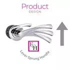 Chrome Victorian Twist Door Handles