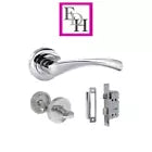 Chrome Victorian Twist Door Handles