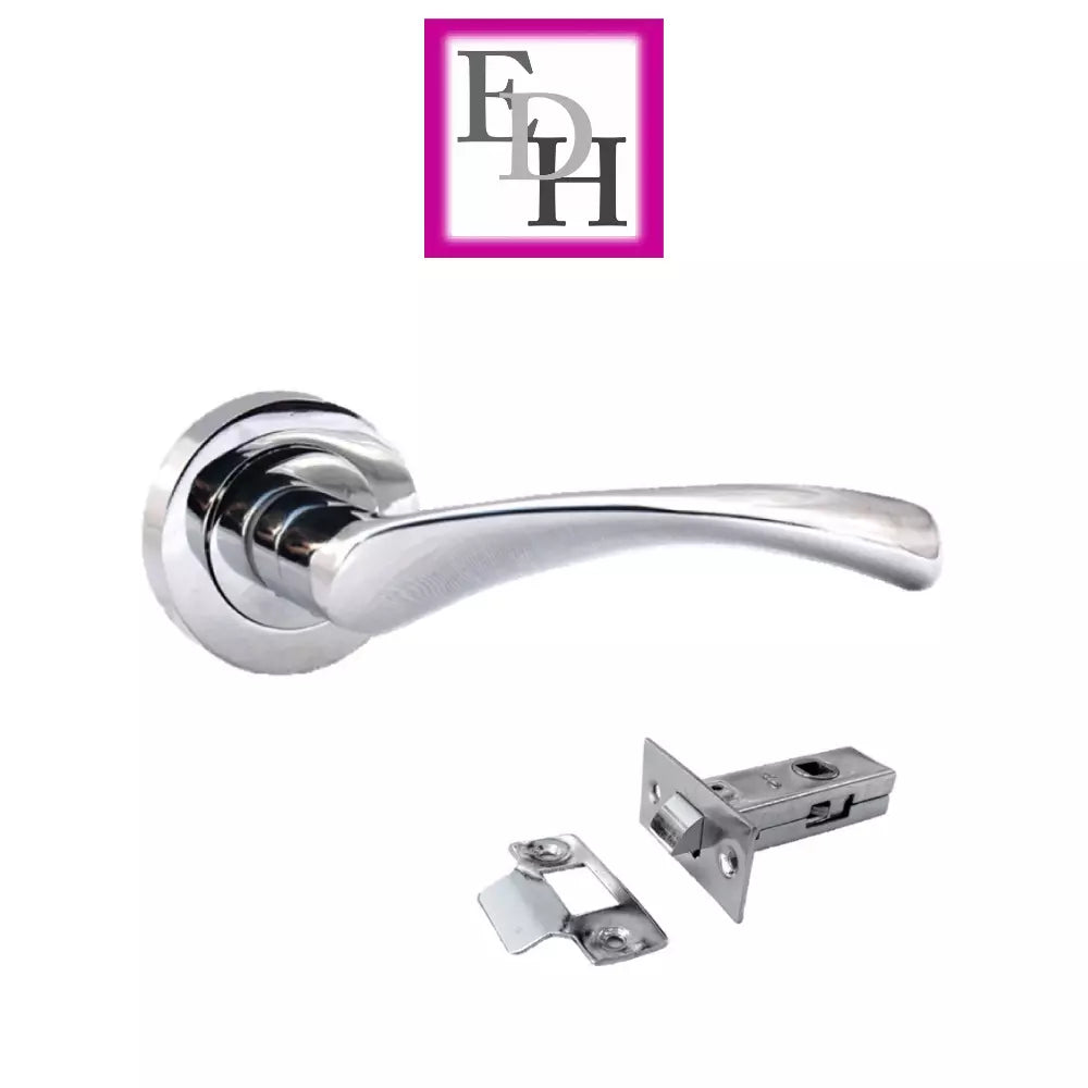 Chrome Victorian Twist Door Handles