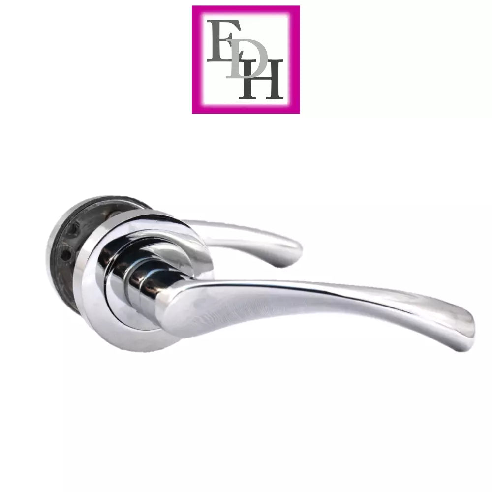 Chrome Victorian Twist Door Handles