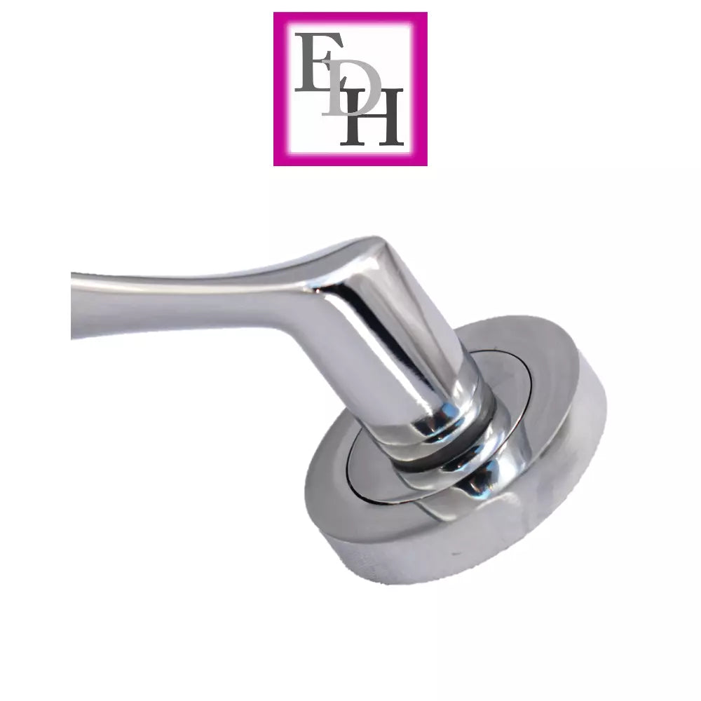 Chrome Victorian Twist Door Handles