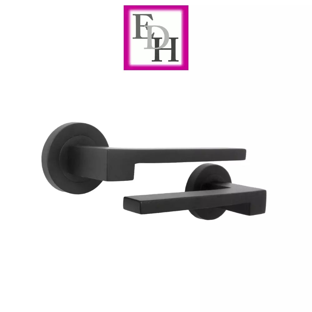 Modern Matt Black Door Handle