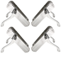 Polished Chrome Cadenza Victorian Scroll Door Handle Sets - 178mm x 38mm