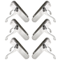 Polished Chrome Chrome Door Handles with Long Back Plate  Latch  Design - 18mm x 12mm