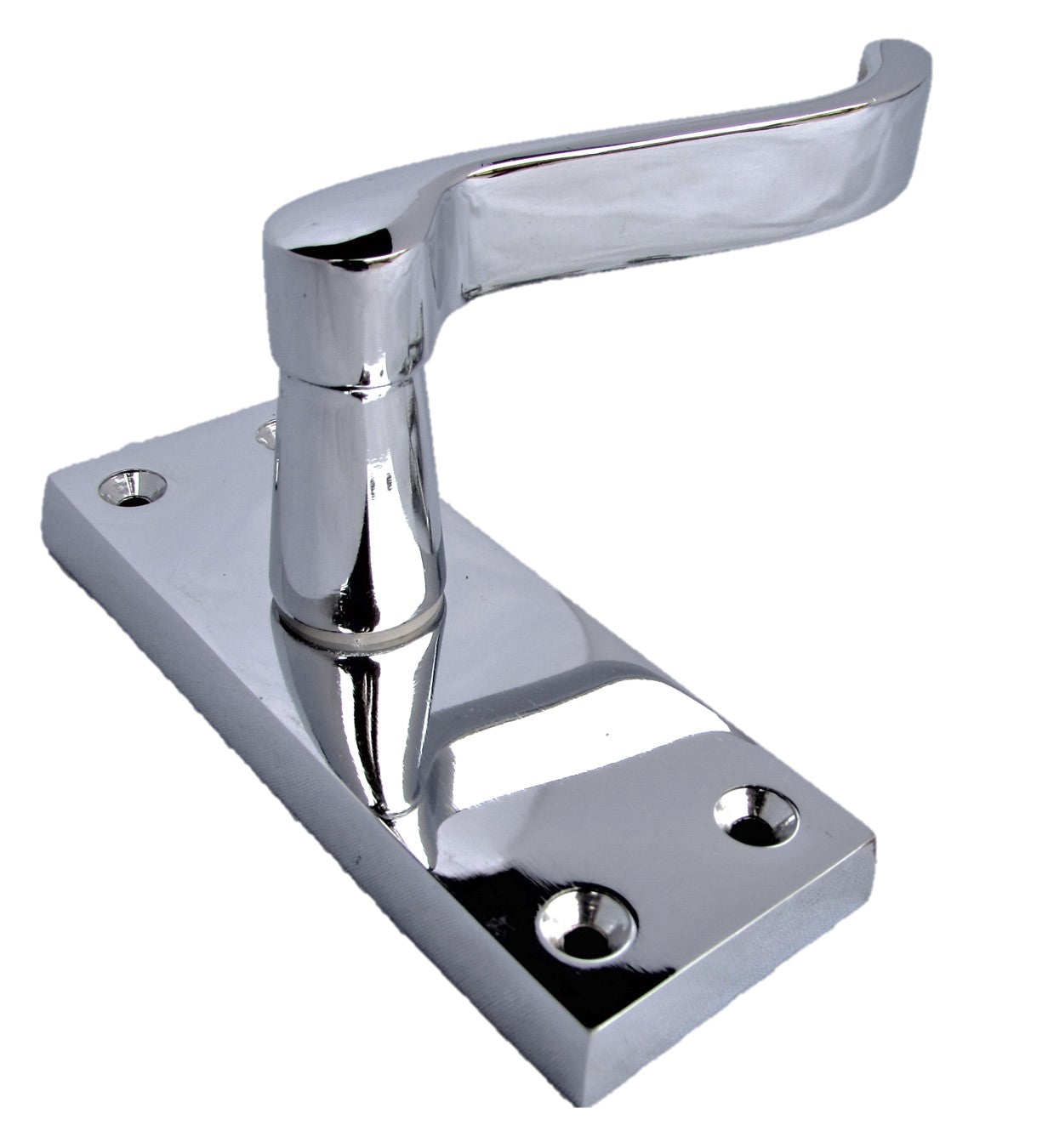 Victorian Scroll Chrome Door Handles - Set of 4 Stylish Chrome Door Handles