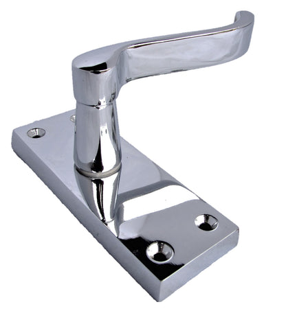 Victorian Scroll Chrome Door Handles - Set of 4 Stylish Chrome Door Handles