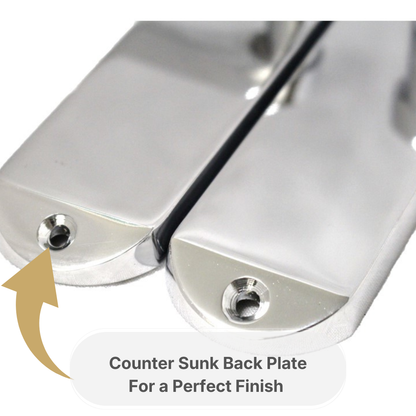Polished Chrome Cadenza Victorian Scroll Door Handle Sets - 178mm x 38mm