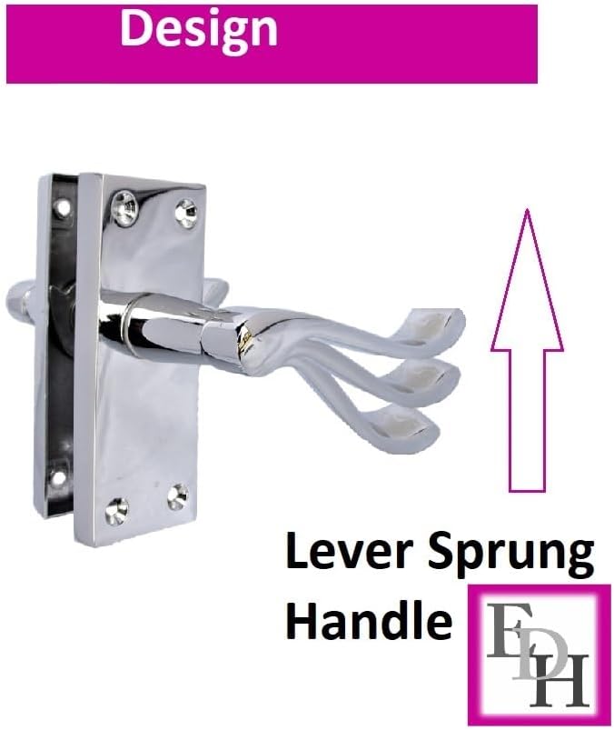 Victorian Silver Door Handles