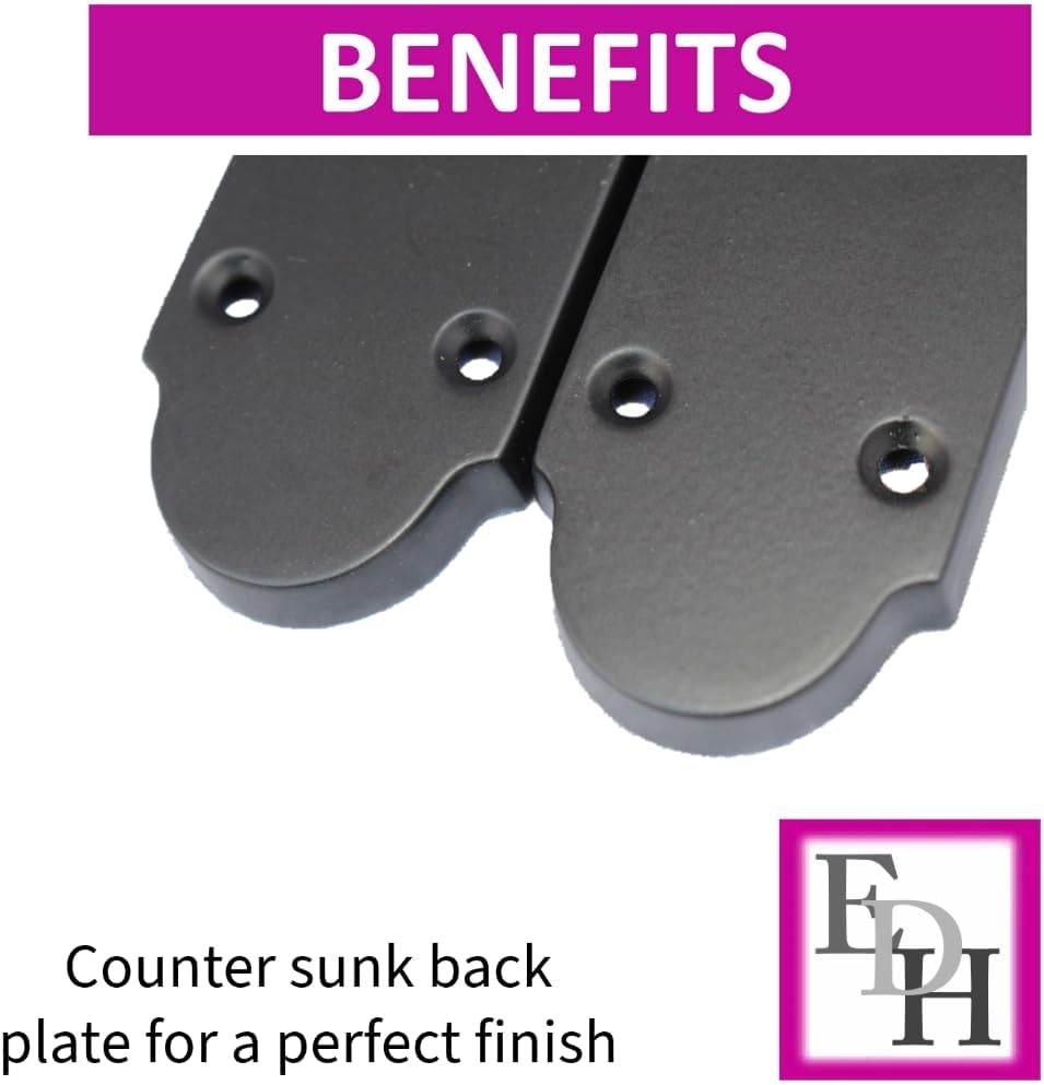 Epsom Matt Black Internal Door Handles