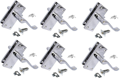 Victorian Silver Door Handles