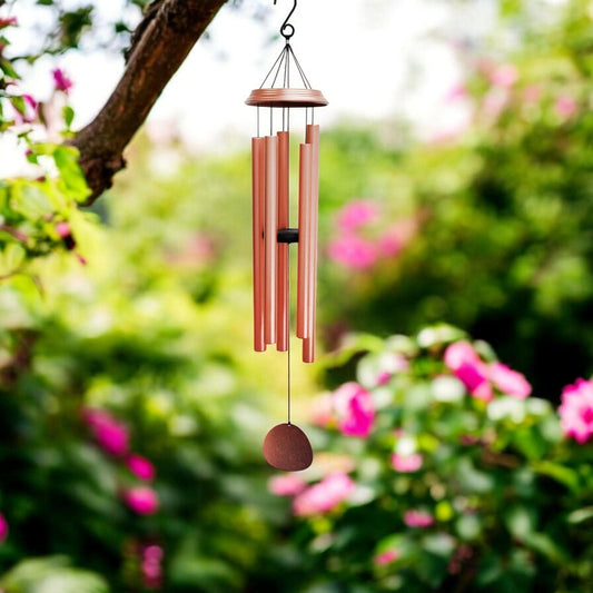 Concerto Musical Wind Chime – 36" Rose Gold (91cm x 15cm x 15cm) | Large Deep-Tone Metal Wind Chime for Outdoor & Indoor Décor