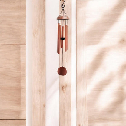 Concerto Musical Wind Chime – 28" Rose Gold (71cm x 12cm x 12cm) | Deep-Tone Metal Wind Chime for Outdoor & Indoor Décor