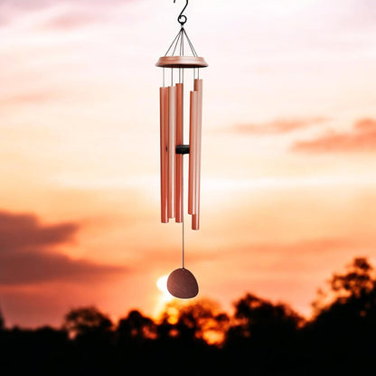 Concerto Musical Wind Chime – 36" Rose Gold (91cm x 15cm x 15cm) | Large Deep-Tone Metal Wind Chime for Outdoor & Indoor Décor