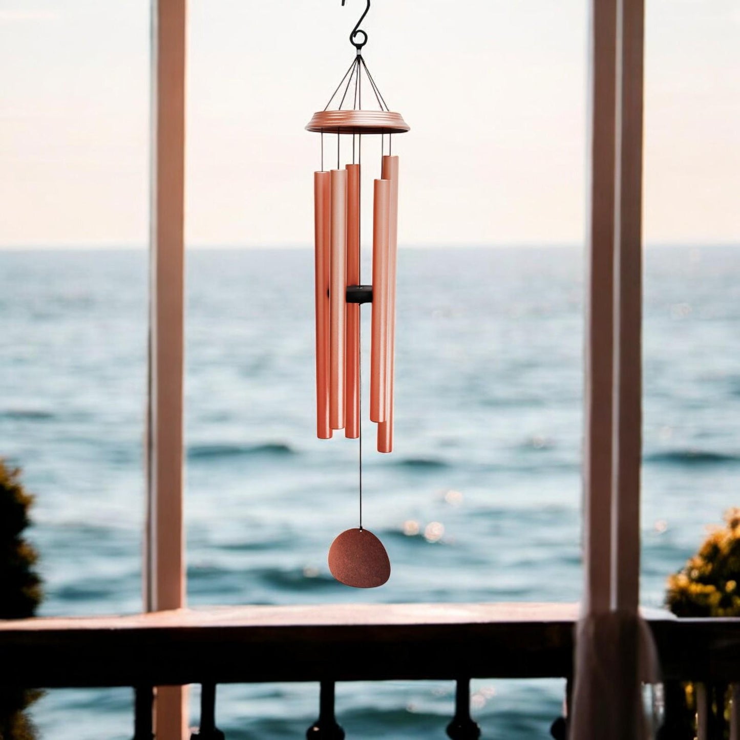 Concerto Musical Wind Chime – 36" Rose Gold (91cm x 15cm x 15cm) | Large Deep-Tone Metal Wind Chime for Outdoor & Indoor Décor