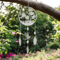 Bird Stainless Steel Hanging Dreamcatcher – 59cm x 18cm | Elegant Metal Wind Spinner for Indoor & Outdoor Décor