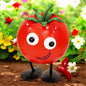 Metal Tomato Veggie Patch Pal – 15.5 x 12 x 11 CM | Fun & Quirky Metal Garden Ornament | Tomato Plant Decor for Vegetable Patches
