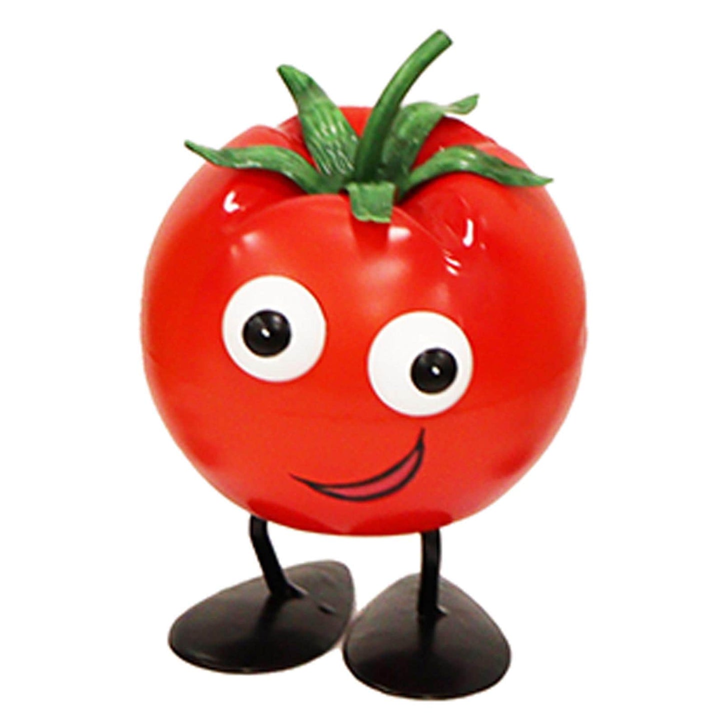Metal Tomato Veggie Patch Pal – 15.5 x 12 x 11 CM | Fun & Quirky Metal Garden Ornament | Tomato Plant Decor for Vegetable Patches