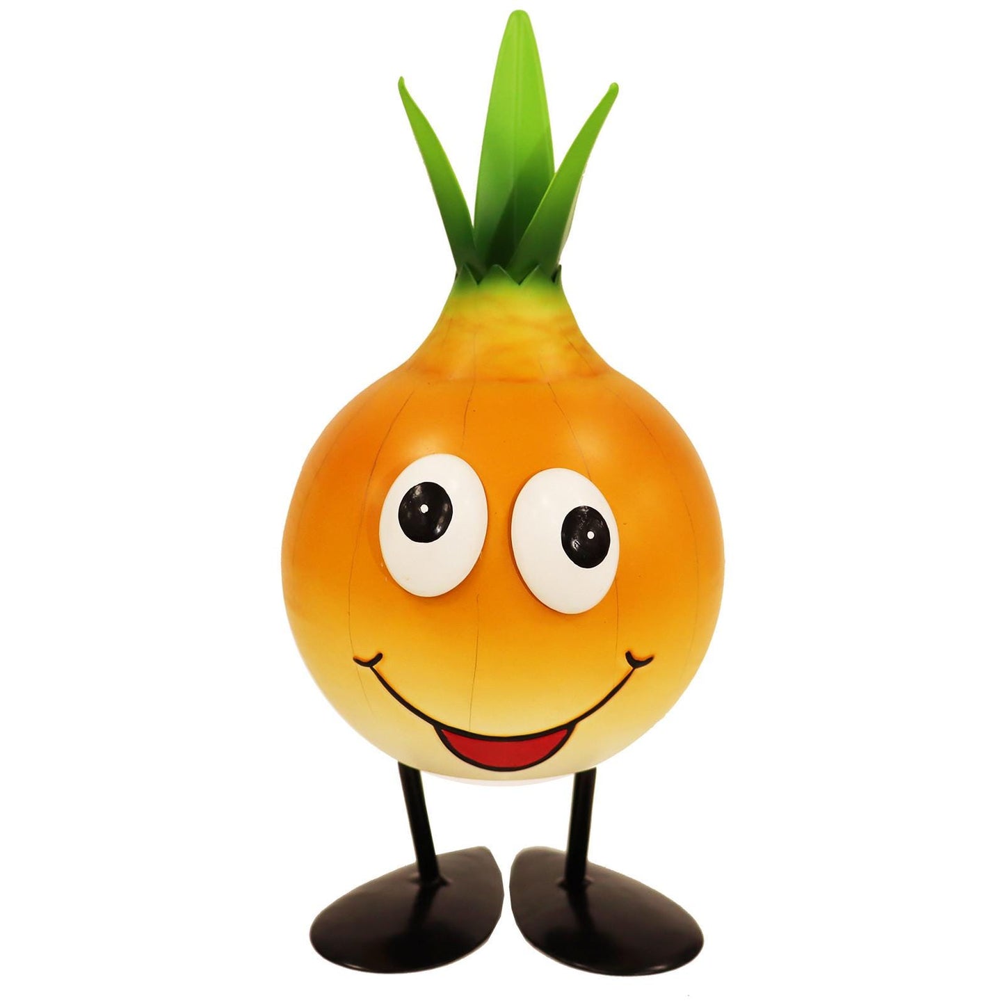 Metal Onion Veggie Patch Pal – 20 x 11 x 10 CM | Fun & Whimsical Metal Garden Ornament | Weatherproof Outdoor Decor for Vegetable Patches