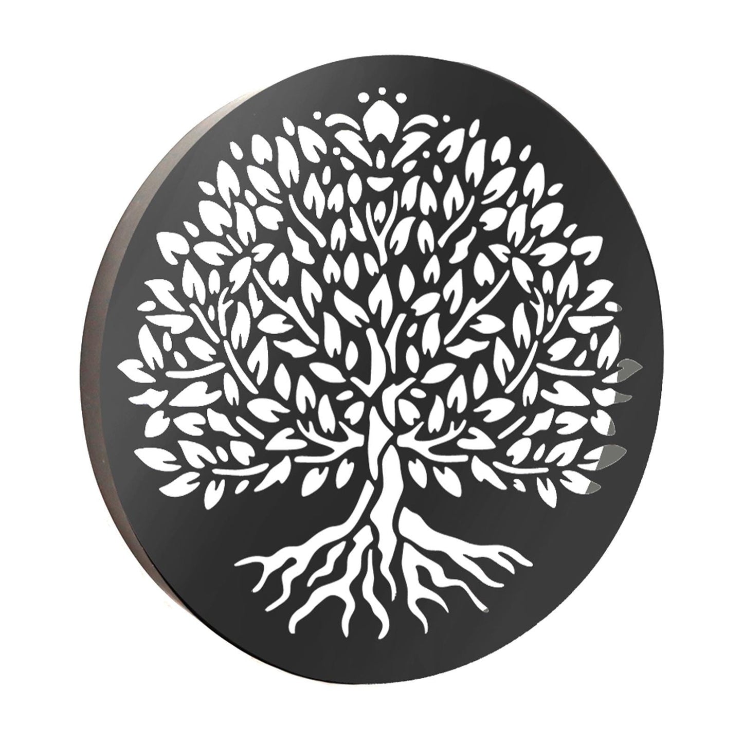 Metal Moroccan Solar Wall Panel – 40 x 40 x 5 CM | Solar-Powered Decorative Metal Wall Art | Weatherproof Outdoor LED Panel for Garden Décor