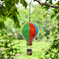 Large Rainbow Solar Hot Air Balloon – Outdoor Hanging LED Light for Garden, Patio & Porch Décor (55cm x 20cm x 20cm)