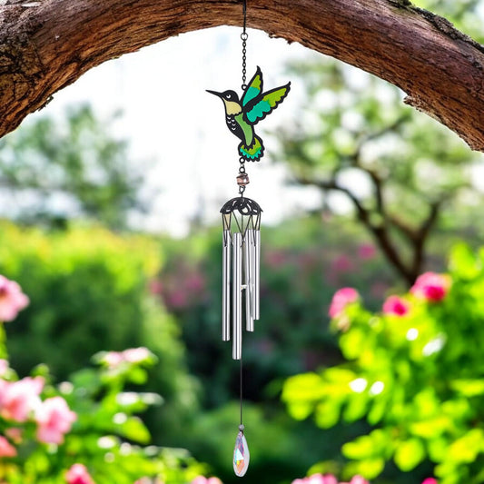 Suncatcher Hummingbird Wind Chime