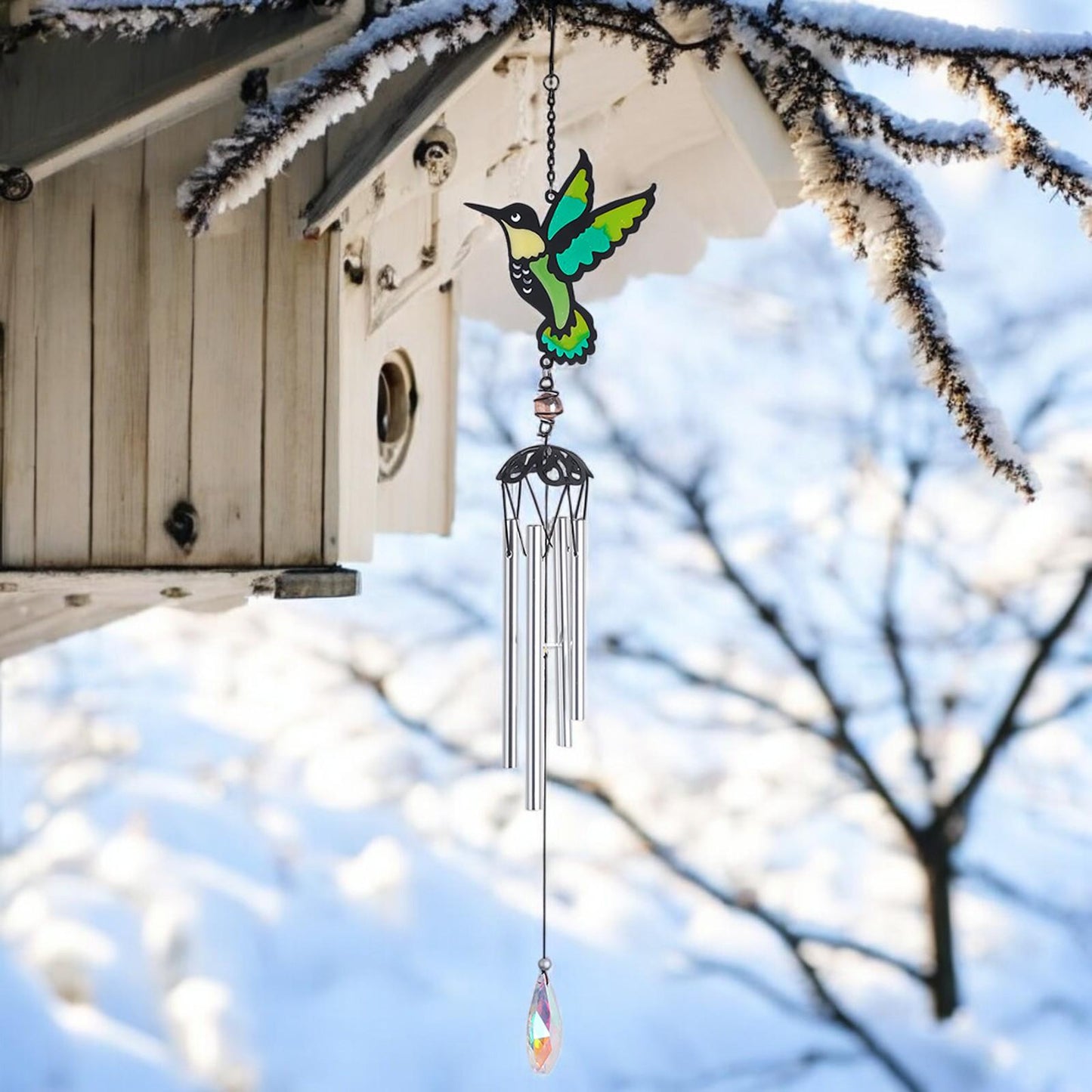 Suncatcher Hummingbird Wind Chime