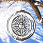 Sun Stainless Steel Hanging Wind Spinner