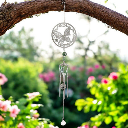 Butterfly Stainless Steel Hanging Wind Chime