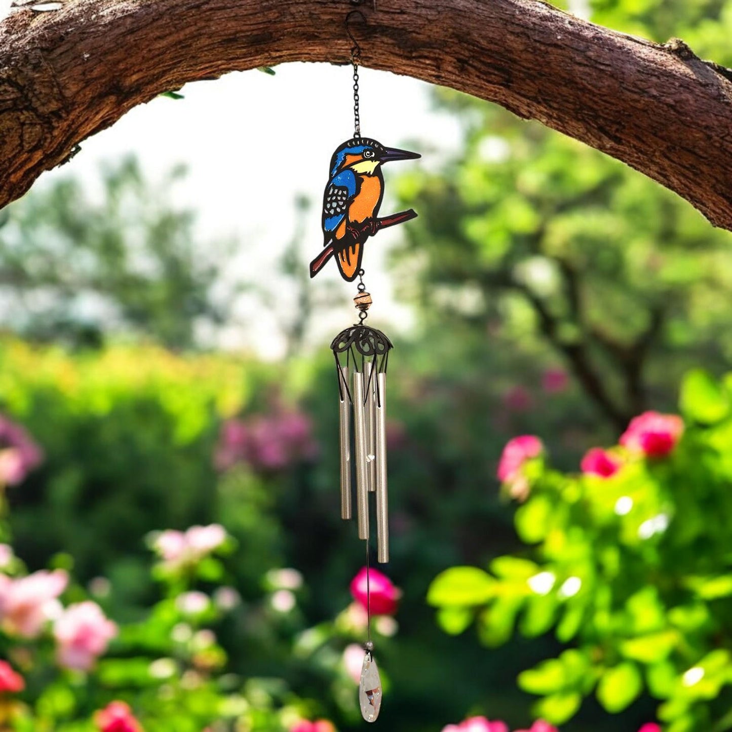 Suncatcher Kingfisher Wind Chime