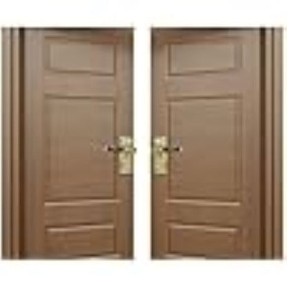 Brass Door Handles Interior Door Handles-Victorian Straight Door Handles, 4 Pairs