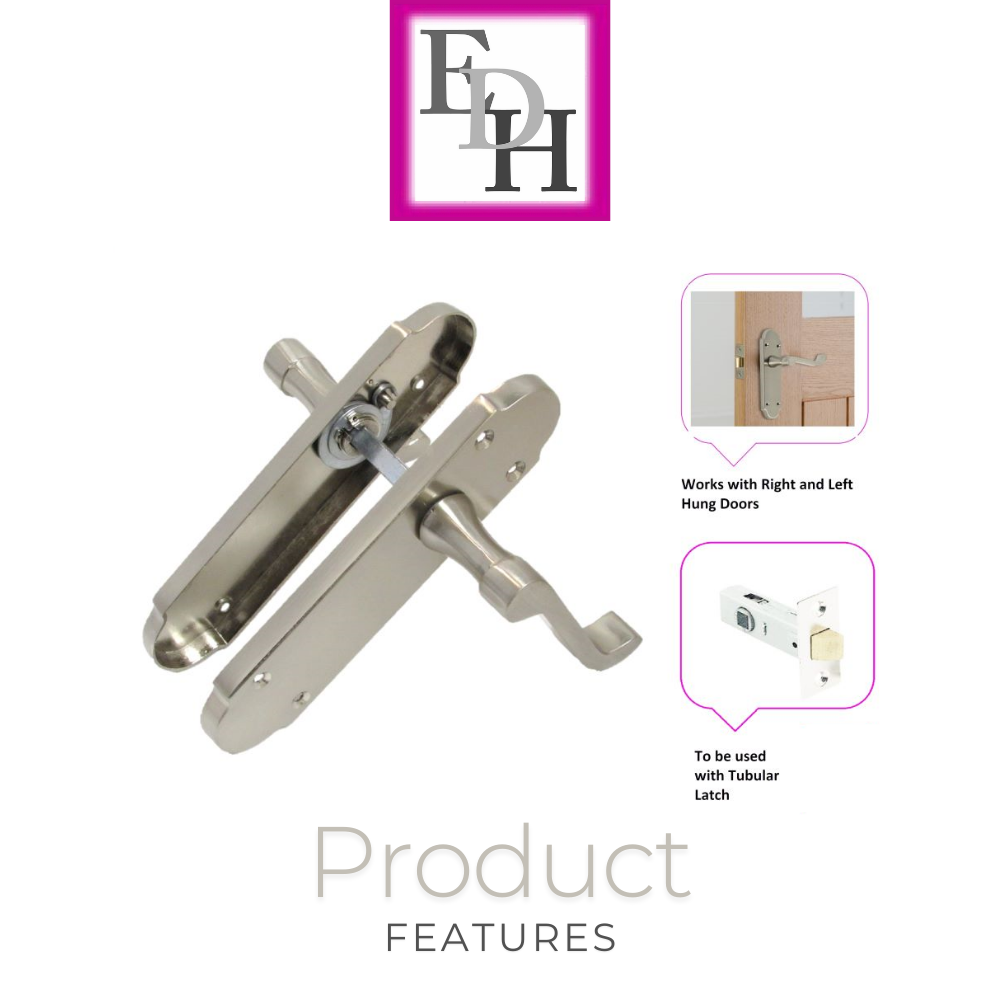 Satin Chrome Modern Fresh Epsom Internal Door Handles