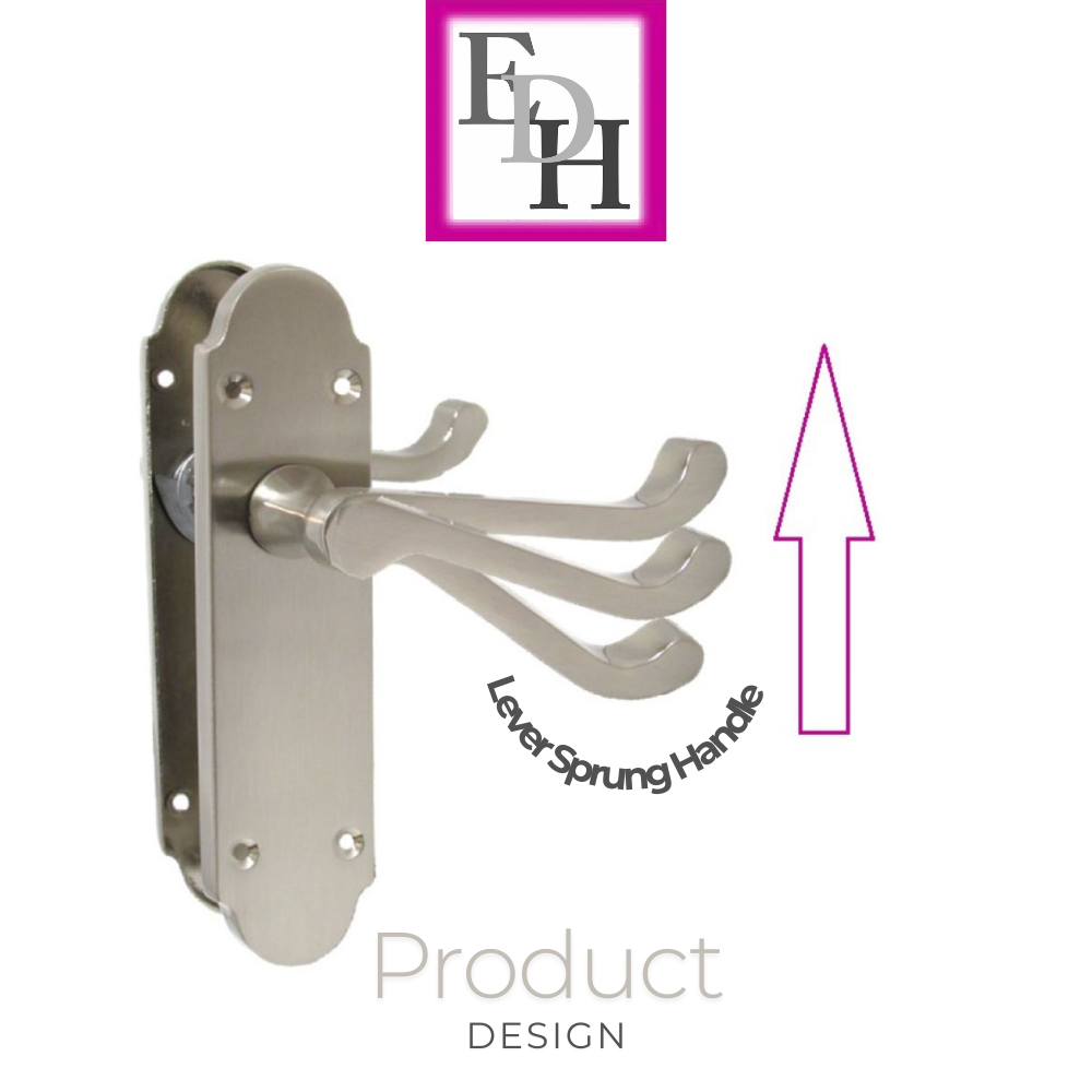 Satin Chrome Modern Fresh Epsom Internal Door Handles