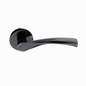MODERN BLACK Nickel TWIST DOOR HANDLES On Round Rose Door Handle Astrid