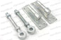 Wyre Direct Gate Hinges 12mm Pin Bracket & 12mm X 100mm Adjustable Eye Bolts Galvanised