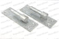 Wyre Direct 2 Heavy Duty Wrought Iron Gate Hinge Brackets 16mm Pin Gate Screw On Galvanised