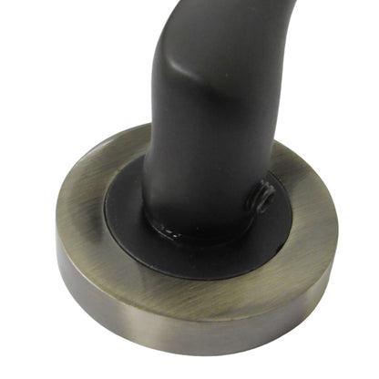 Zena Design Modern Matt Black Door Handles Internal & External Use - Black Matt Black Lever Latch with Antique Rose and Matt Black Thumb Turn, Sash Lock