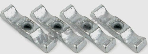 Wyre Direct 4X Turn Button 2" Galvanised Silver Shed Door Catch Rabbit Hutch Cupboard Gate