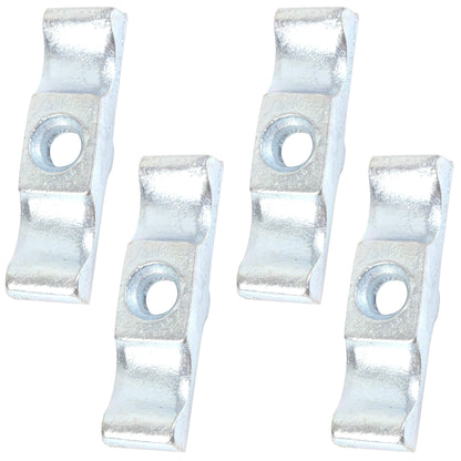 4X Large Zinc Plated Turn Buttons 2" (47mm) Cabinet Cupboard Wardrobe Hutch Cage Coop Door Latch Catch Lock