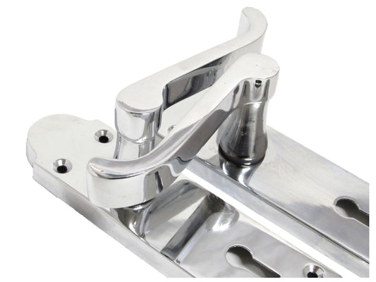 Epsom Door Handle - Chrome Internal Door Handles - Door Handles Internal Sets Including 3 Lever Motice Sash Lock, Chrome Door Handle Set for Internal Doors, Door Handle in Chrome, 170mm x 42mm