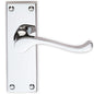 8X Pairs of Polished Chrome Scroll Handles for Interior Door