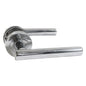 Straight T Bar Internal Latch, Essential Sets for Internal, Featuring Polished Chrome Finish, Door Latch Compatibility for Home & Office (1 Pair of Handles)
