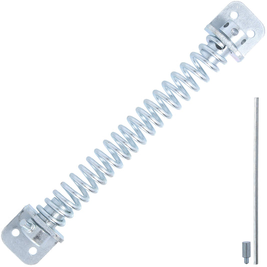 8" (200mm) Zinc Automatic Closing Garden Gate Spring Closer Swing Fence Replace