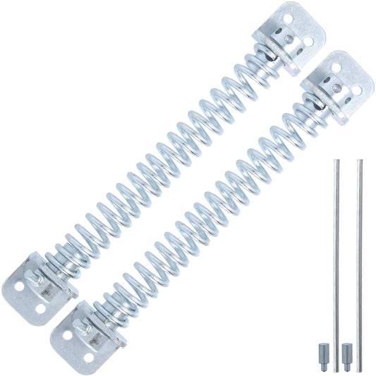 2X Zinc Automatic Closing Garden Gate Spring Closers 8" (200mm) Swing Fence Replace