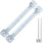 2X Zinc Automatic Closing Garden Gate Spring Closers 8" (200mm) Swing Fence Replace