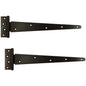 2 x Pair of Heavy Duty Tee Hinge in Black