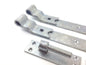 Wyre Direct Gate Hinges Cranked Hinges Design, Gate Hinges for Wooden Gates - Heavy Duty Stable Door Hinges, Hook and Band Gate Hinges for Secure Fittings - Galvanised Gate Hinges 400mm (16") 1Pair